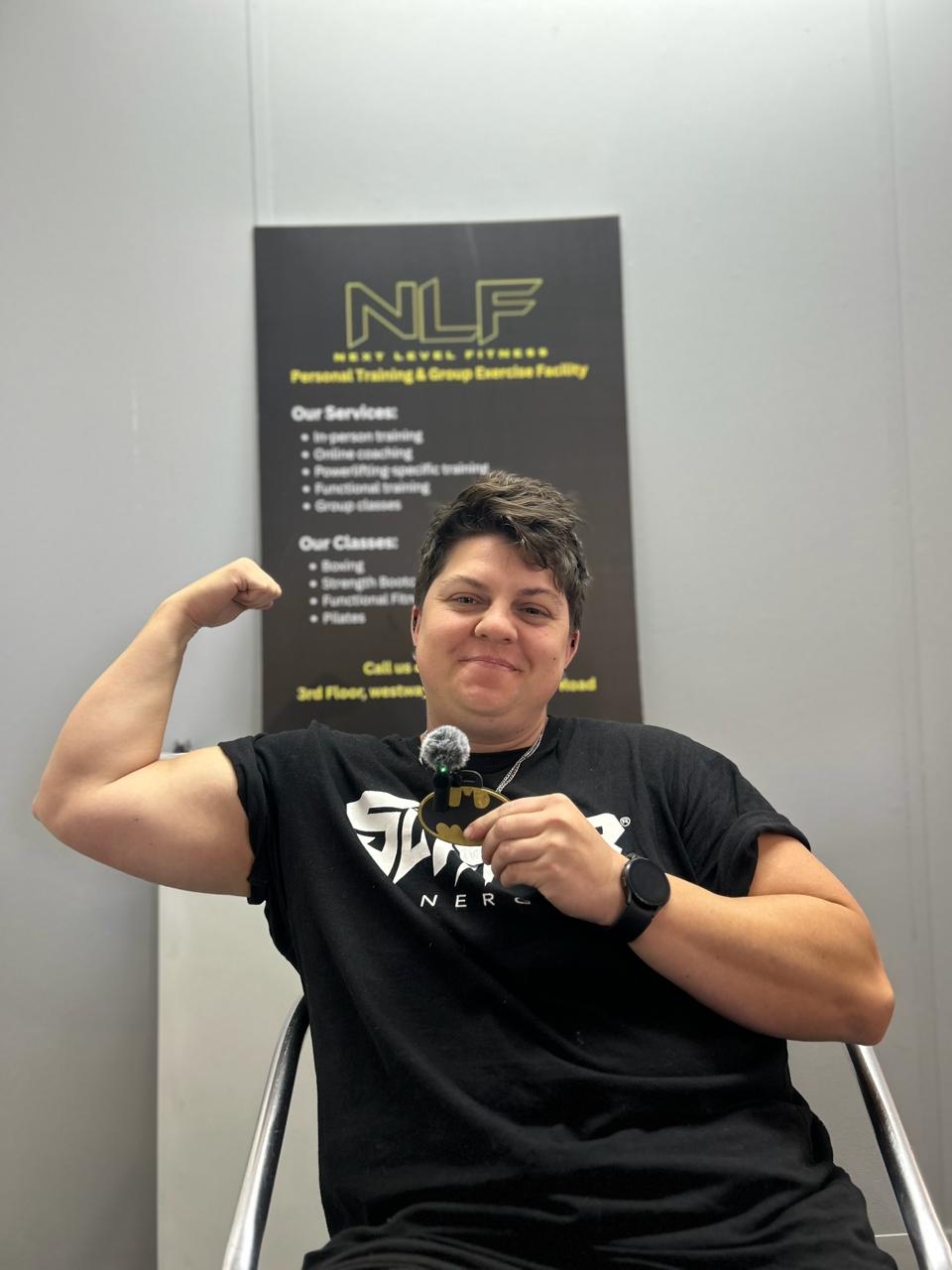 Co-Owner, Personal Trainer and Group Exercise Instructor Personal trainer and coach by day, powerlifter by night. I specialize in strength training and boxing fitness. My approach to training is simple: the rule of 3, for every great session, there will be an average session, for every average session there will be terrible session. It's the cycle of training and doesn't make you bad at training. An interesting fact about me is that I am batman's biggest fan. I love batman so much that it is embedded in the aesthetics of NLF.